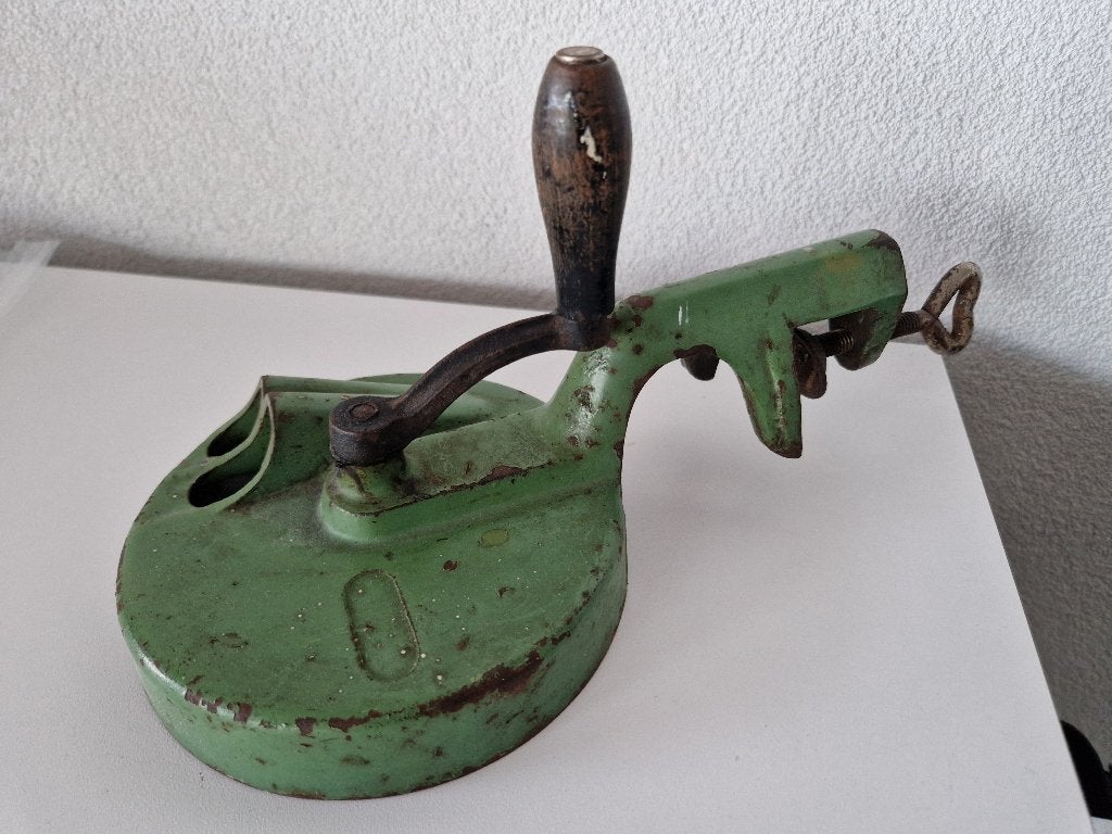 Vintage snijbonenmolen, Antiek en Kunst, Ophalen of Verzenden