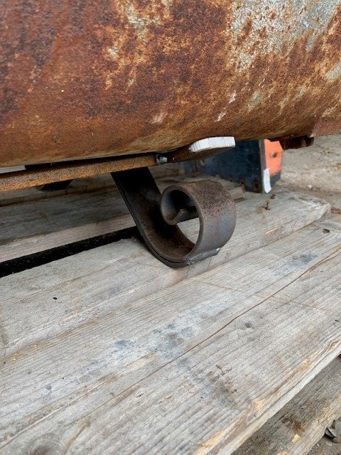 Antiek gietijzeren bad op wielen - Vintage badkuip, Antiek en Kunst, Ophalen