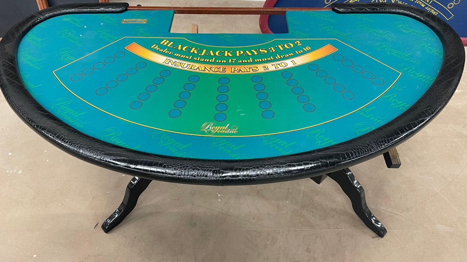 Blackjack tafel, Hobby en Vrije tijd, Gezelschapsspellen | Overige, Zo goed als nieuw, Ophalen