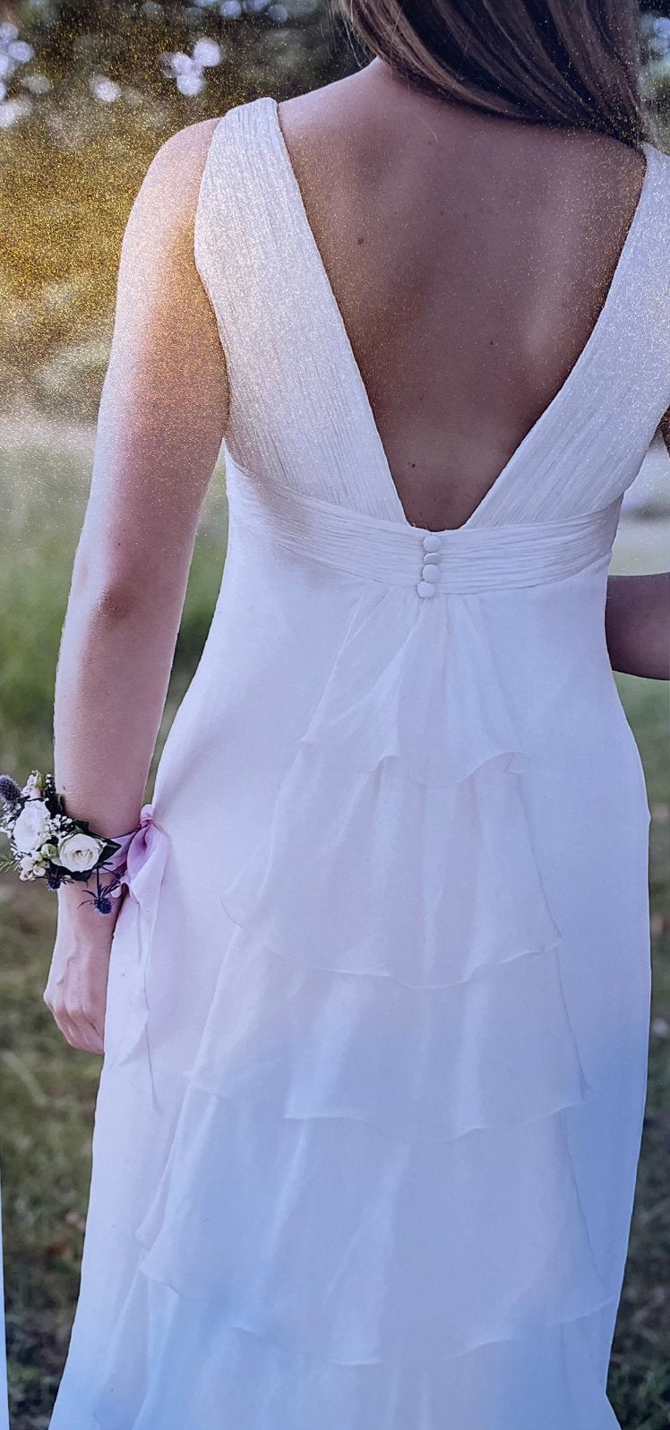 Trouwjurk W1 White one, Ophalen of Verzenden, Gedragen, Wit, Trouwjurk