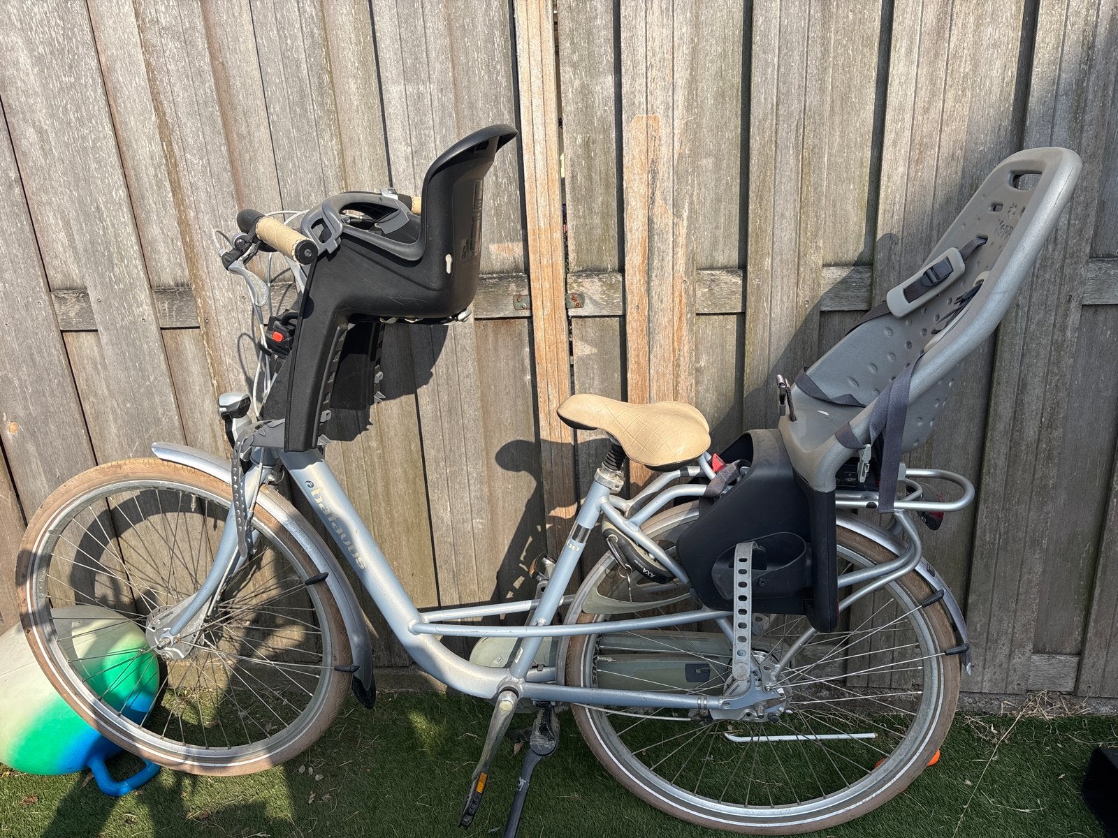 Batavus damesfiets met kinderzitjes, Fietsen en Brommers, Fietsen | Dames | Damesfietsen, Ophalen, Velgrem, Batavus, 53 tot 56 cm