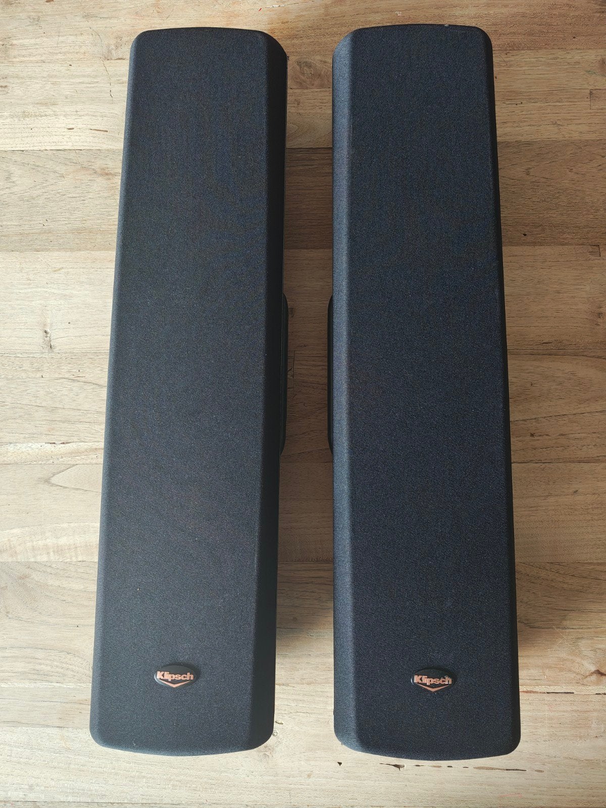 Klipsch RVX-42 Zwarte Luidsprekers - Set van 2, Ophalen, Gebruikt, 60 tot 120 watt, Vloerstaande luidspreker