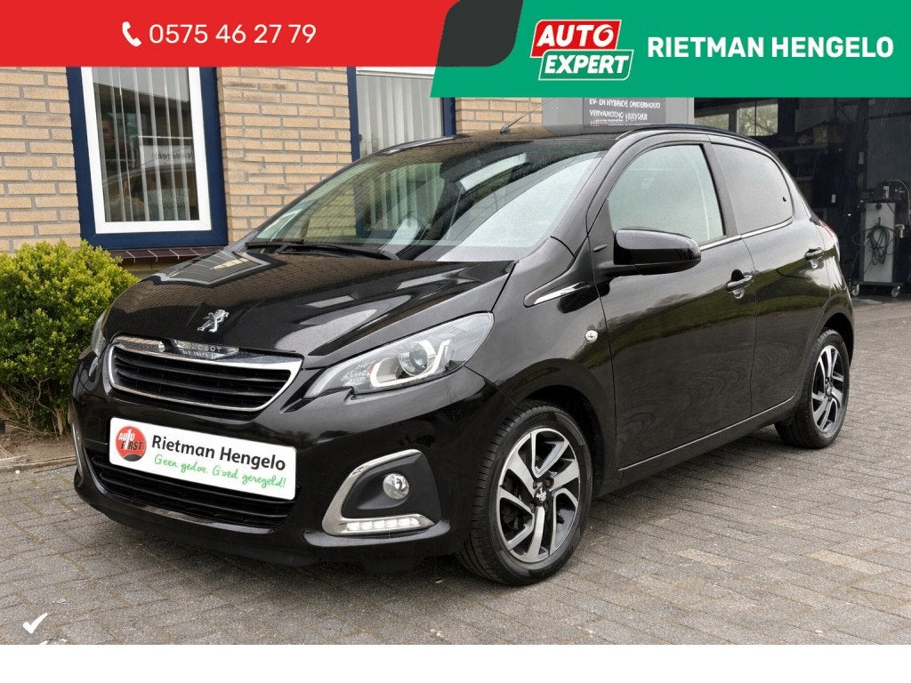 Peugeot 108 1.0 e-VTi Allure BTW-CARPLAY-CAMERA-AIRCO, Auto's, Voorwielaandrijving, Gebruikt, Euro 6, 4 stoelen