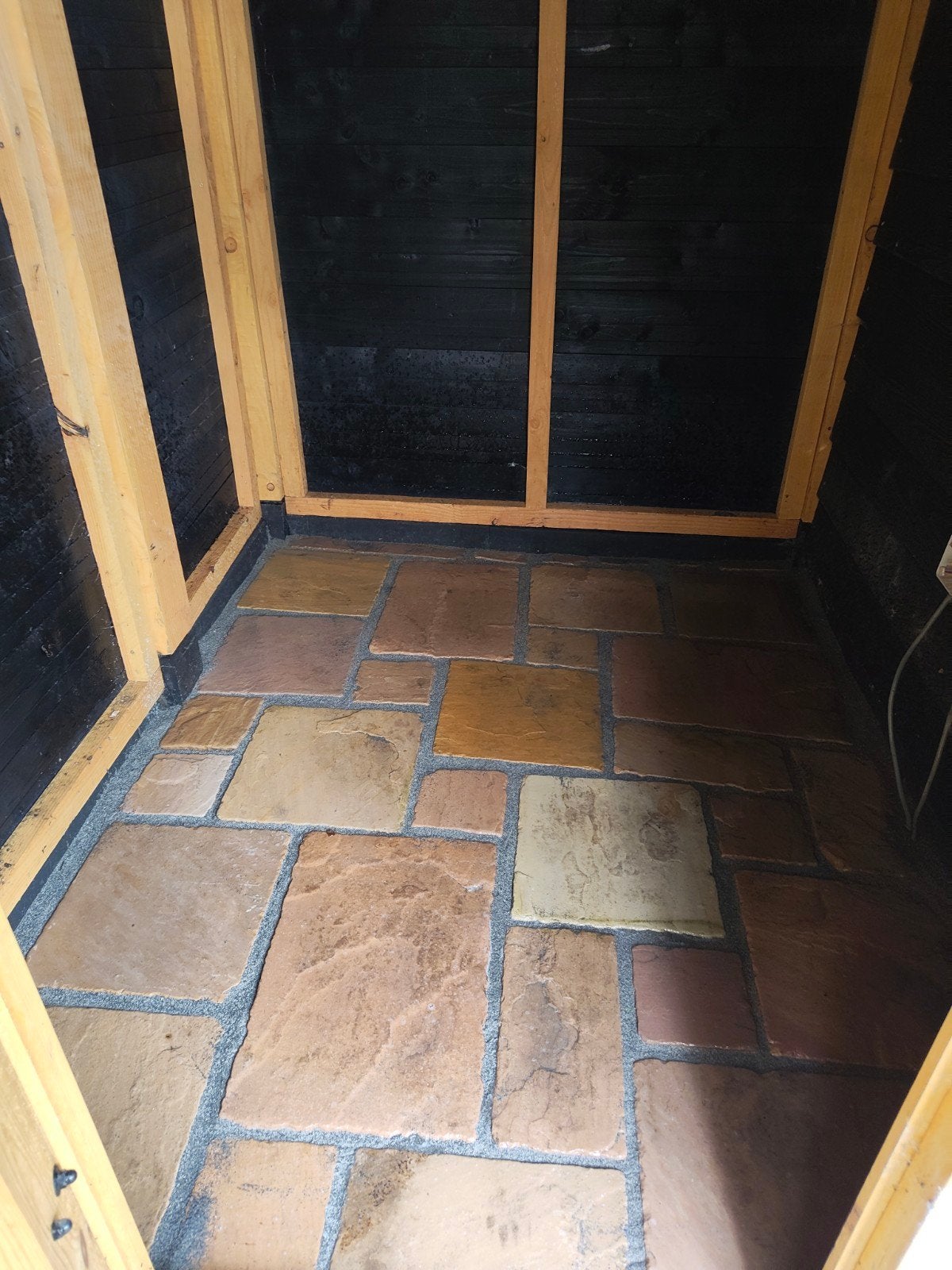 Golden Leaf tuintegels 9,88m2, Nieuw, Natuursteen, Terrastegels, 5 tot 10 m²