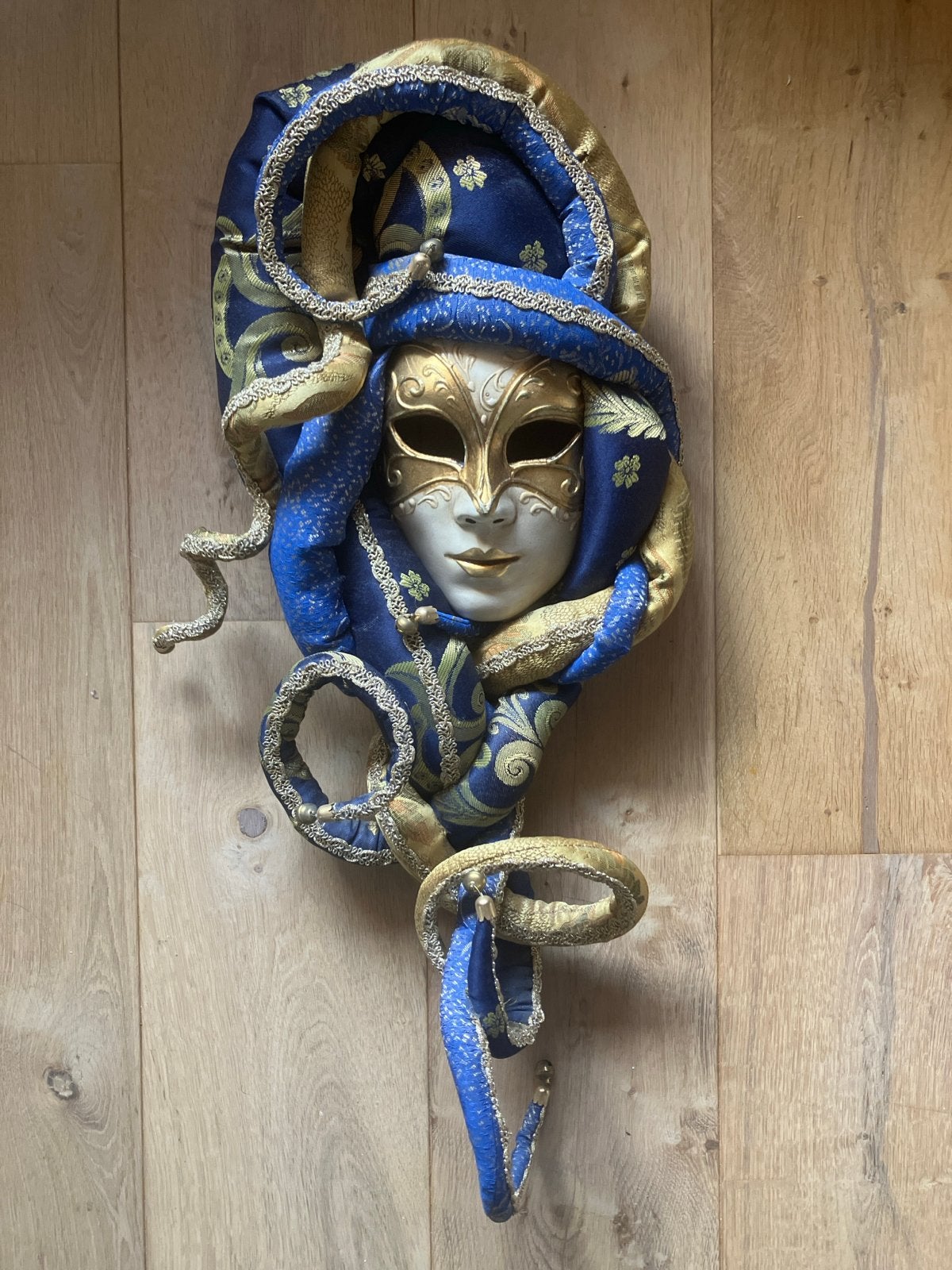 Handgemaakt Venetiaans masker uit italie, Overige onderwerpen, Handgemaakt, Overige materialen, Meerkleurig