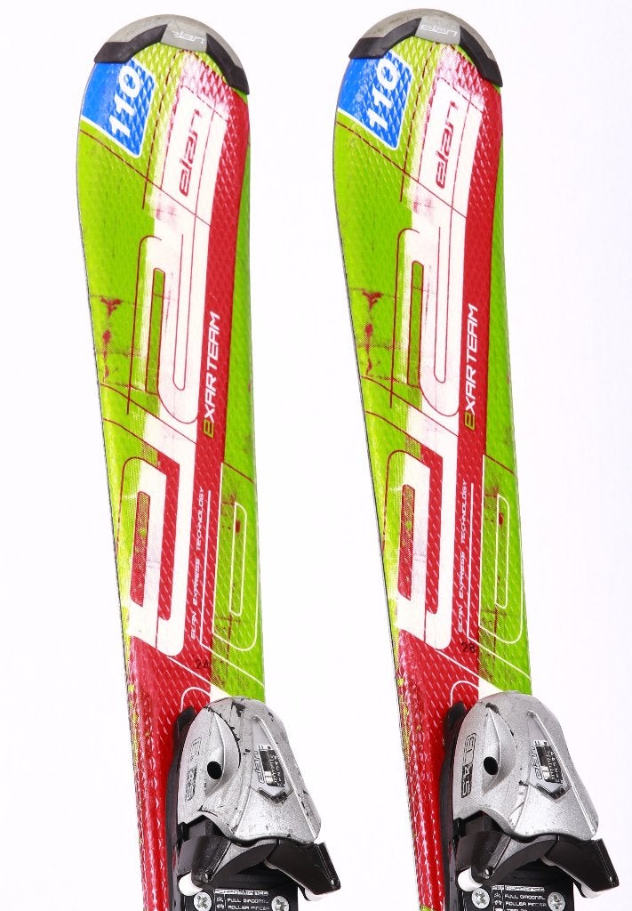 110 kinder ski's ELAN EXAR TEAM + Elan EL 4.5, Sport en Fitness, Overige merken, Gebruikt, Verzenden, 100 tot 140 cm