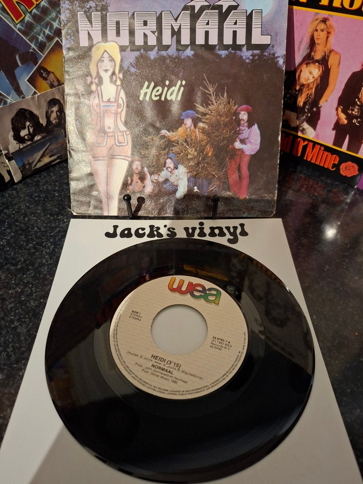 Normaal - Heidi 7 inch vinyl single (1982), Gebruikt, 7 inch, Ophalen of Verzenden, Fotohoes