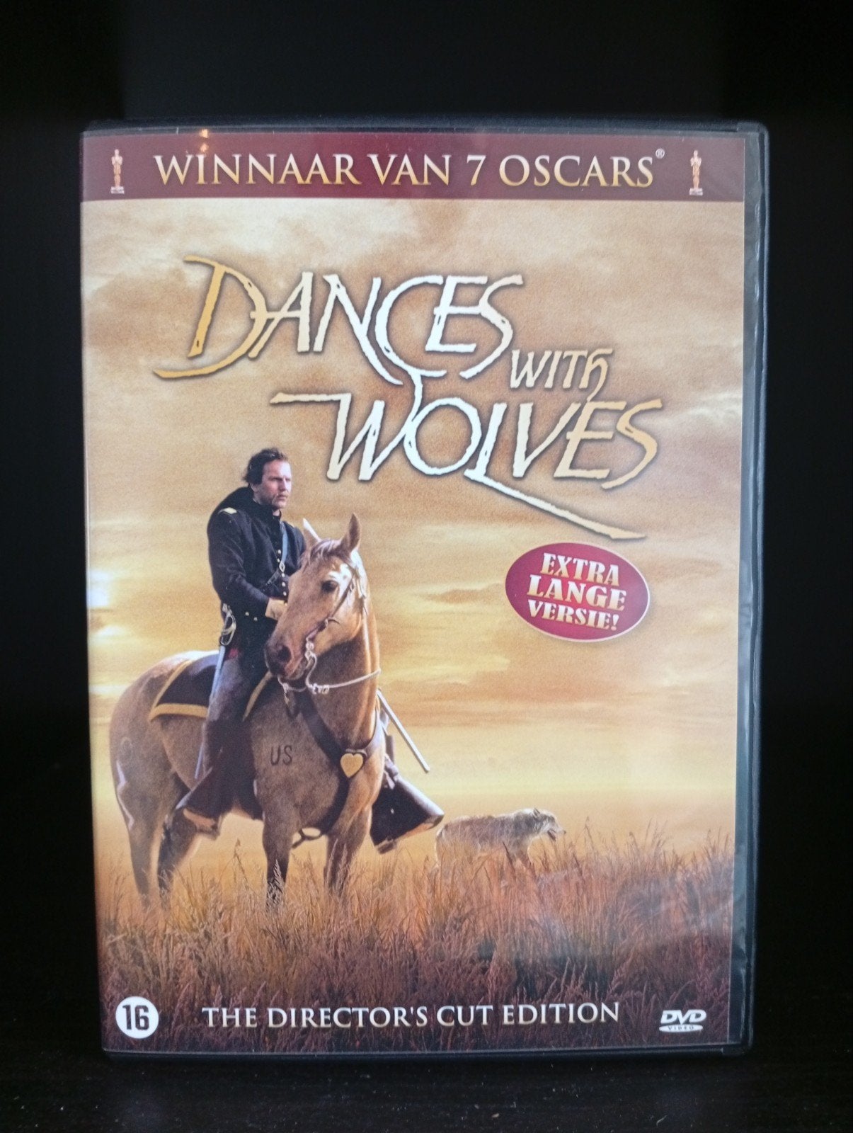 Dances With Wolves - Director's Cut DVD (7 Oscars), Engels, Vanaf 16 jaar, Waargebeurd drama, Nederlands
