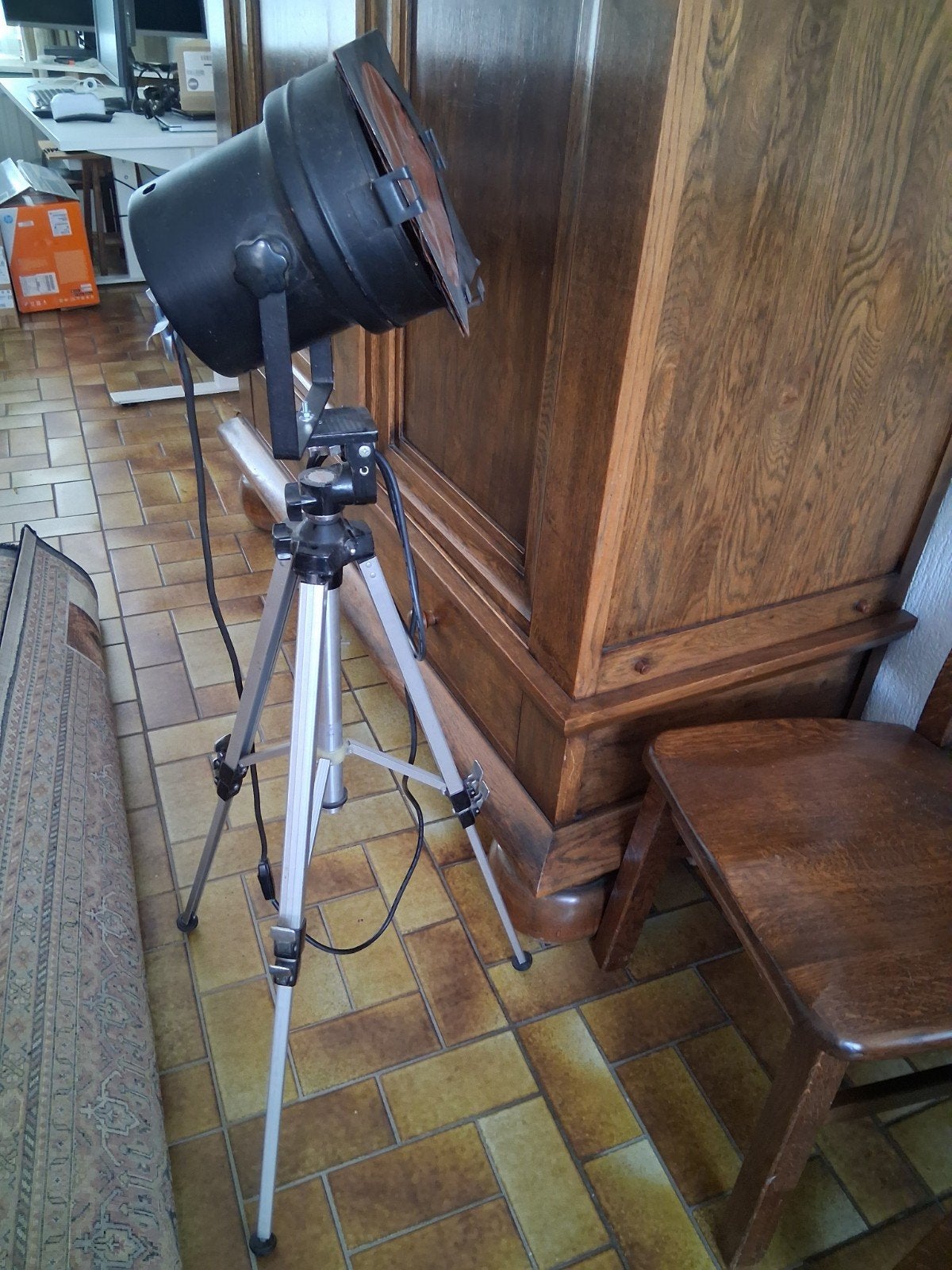 vloerlamp met drie poten, Ophalen of Verzenden, Metaal, 150 tot 200 cm