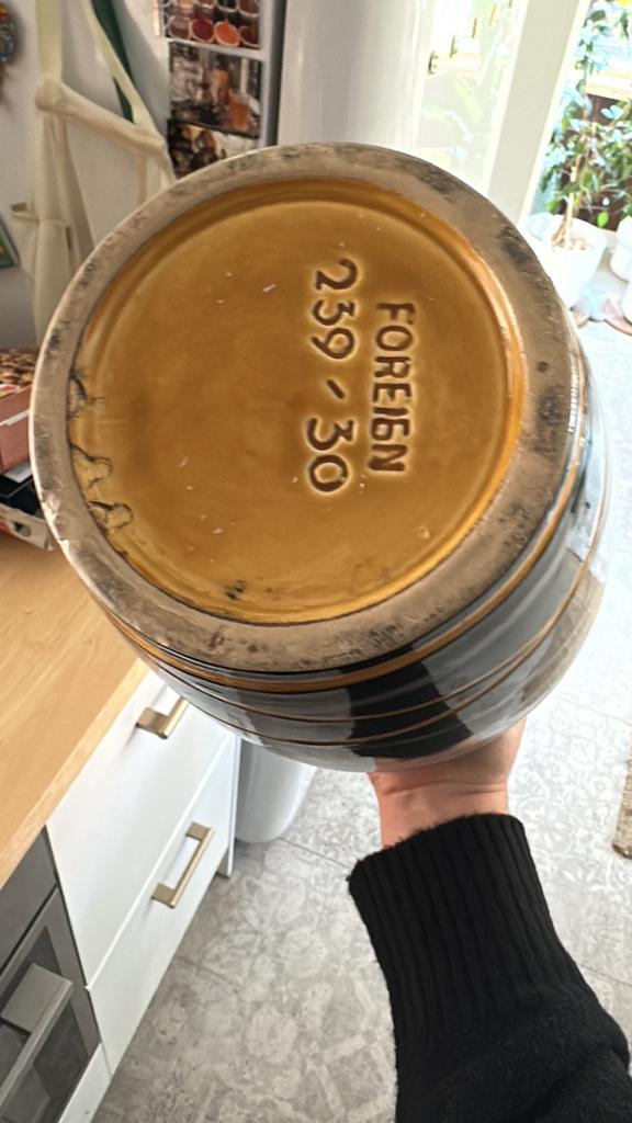 Vaas foreign 239/30 vintage, Ophalen, Zo goed als nieuw, Trommel