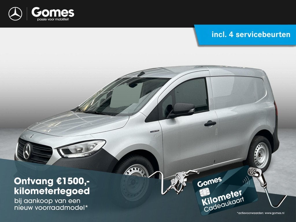 Mercedes-Benz eCitan 112 Base L1 51 kWh | Stoelverwarming |, Auto's, Bestelauto's, Zwart, 122 pk, Nieuw, Zilver of Grijs