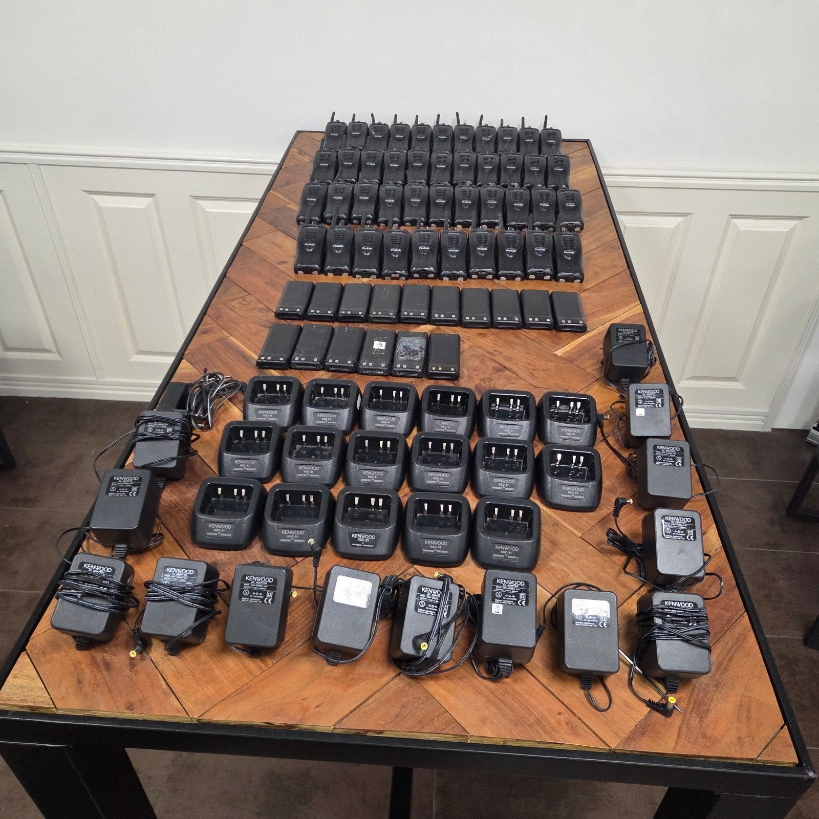 Kenwood TK-3201 + accu KNB-29N KNB-53N + lader KSC-, Ophalen, Gebruikt, 5 tot 15 km, Portofoon of Walkie-talkie