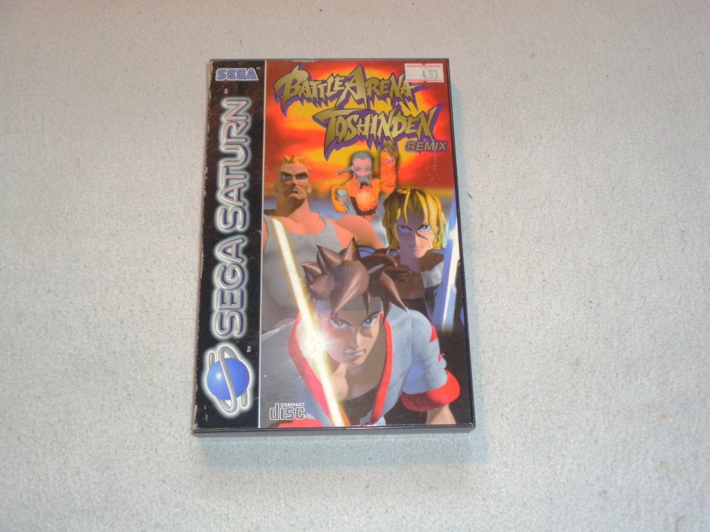 Battle Arena Toshinden Remix Sega Saturn, Ophalen, Gebruikt, Vechten, 1 speler