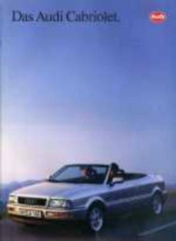 Audi Cabriolet fraaie brochure/auto folder '93 '94 '95 '96, Ophalen, Zo goed als nieuw, Audi