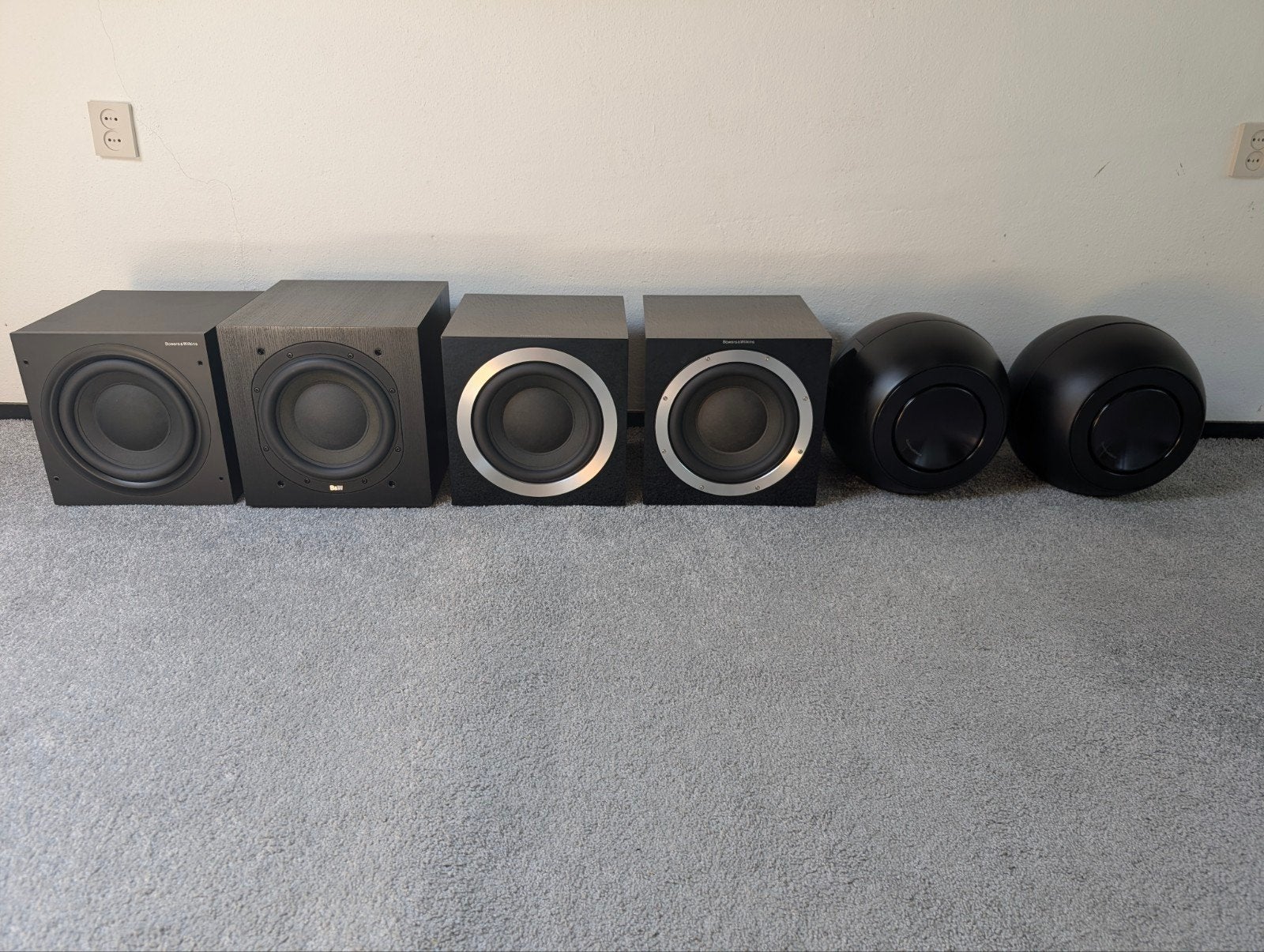 6 Bowers en Wilkins subwoofers te koop, Audio, Tv en Foto, Luidsprekers, Ophalen, Subwoofer, Overige merken