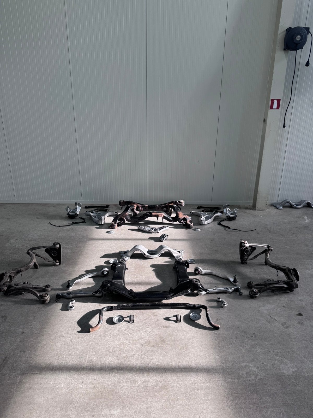Compleet audi S4 b6/b7 onderstel ophaning., Auto-onderdelen, Ophalen, Gebruikt, Audi