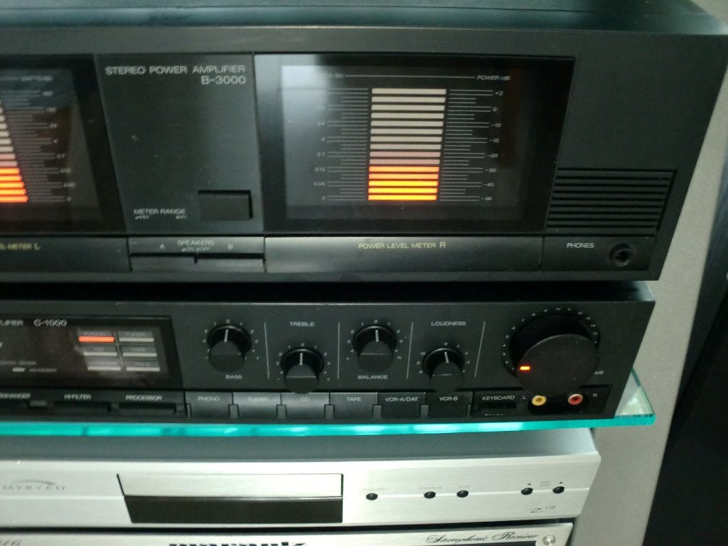 Sansui B-3000 Sansui C-1000 onderhoud gehad speelt 100%, Ophalen, Refurbished, Overige merken, Losse componenten