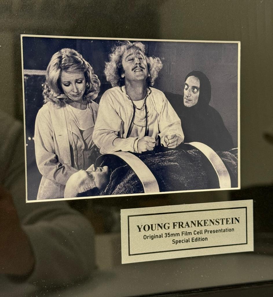 YOUNG FRANKENSTEIN 1974 Original 35mm Film Cell +Certificaat, Verzamelen, Ophalen of Verzenden, Zo goed als nieuw, H, H