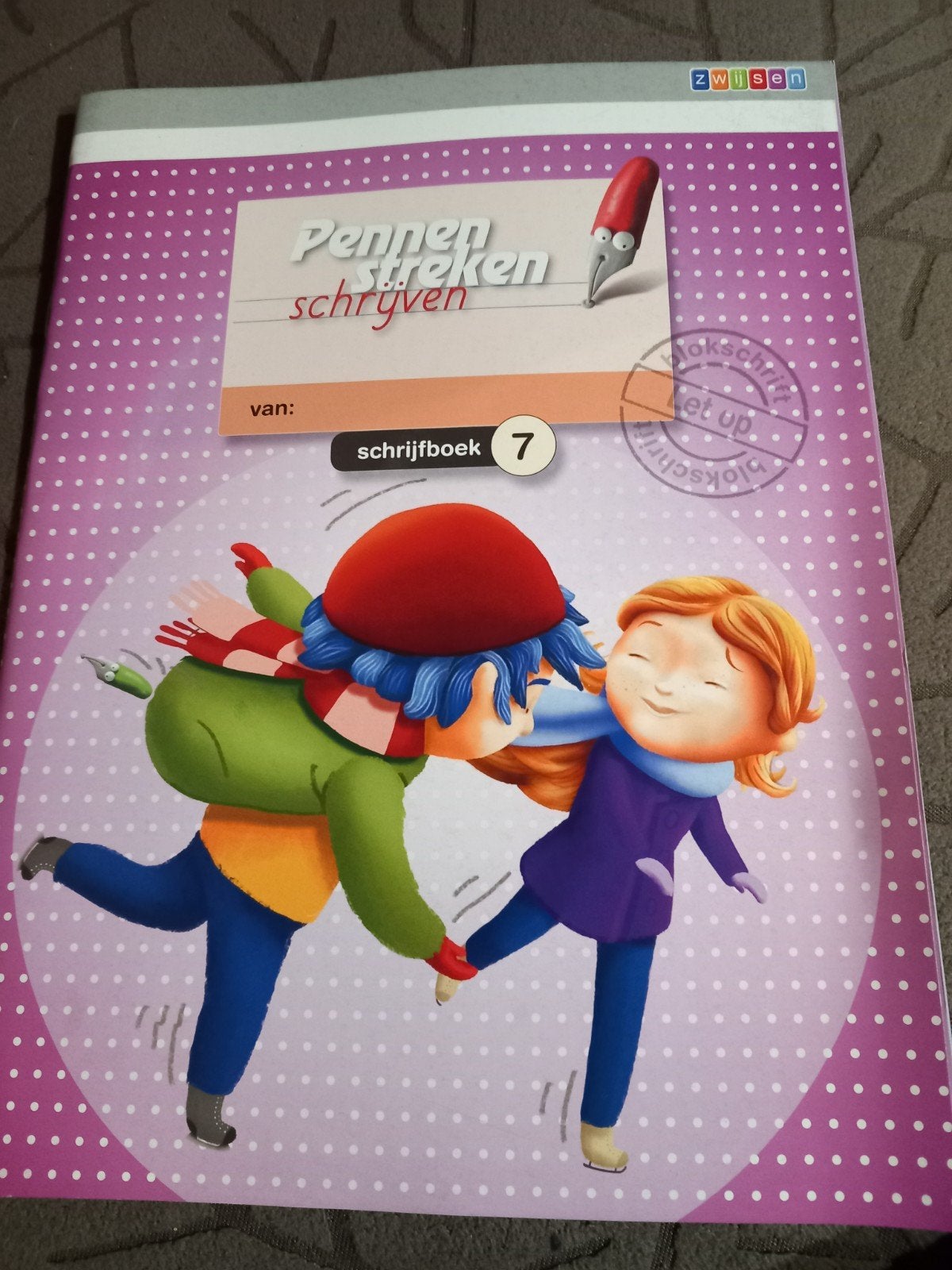 Groep 7  Pennenstreken schrijven Schrijfboek blokschrift, Ophalen of Verzenden, Nieuw, Niet van toepassing, Onbekend