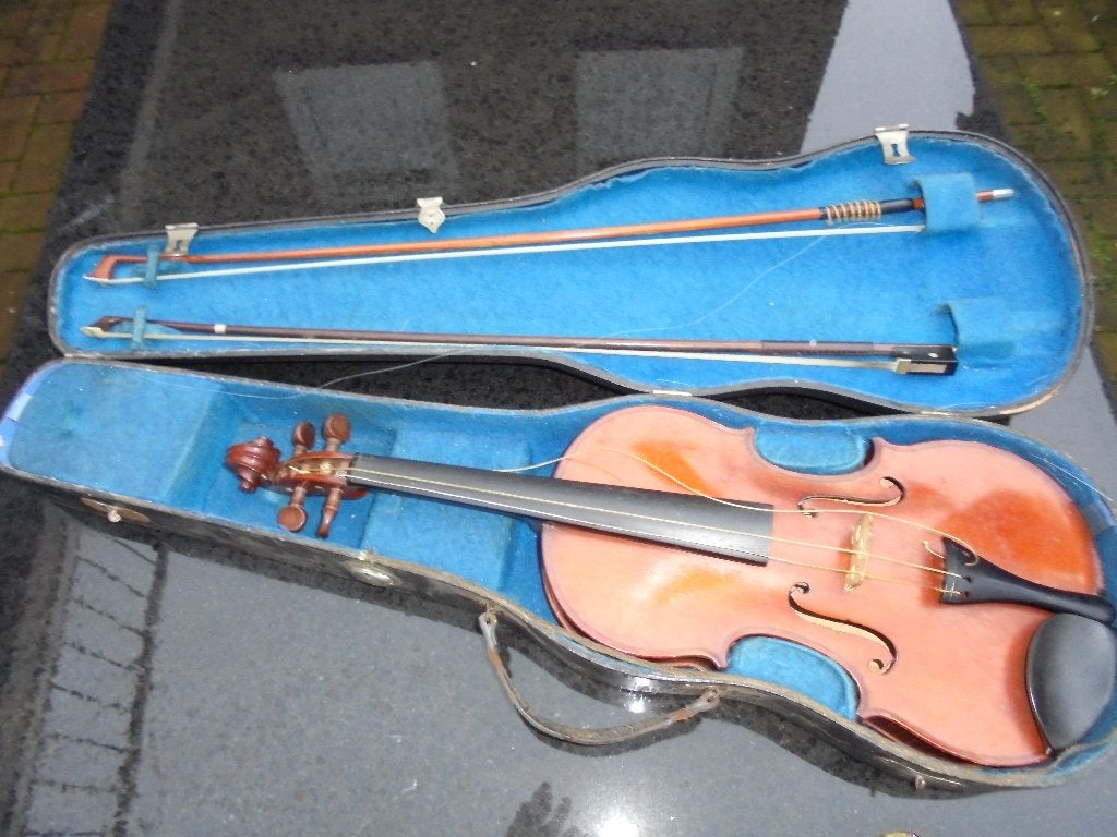 Viool, violen. Stradivarius, Ophalen, 4/4-viool, Viool, Met koffer
