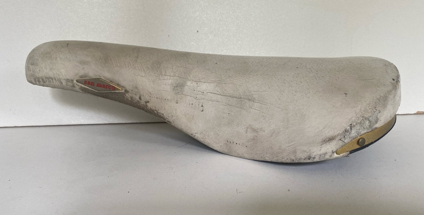Vintage Selle San Marco Rolls fietszadel - Gebruikt, Gebruikt, Leer, Ophalen of Verzenden, Zadel