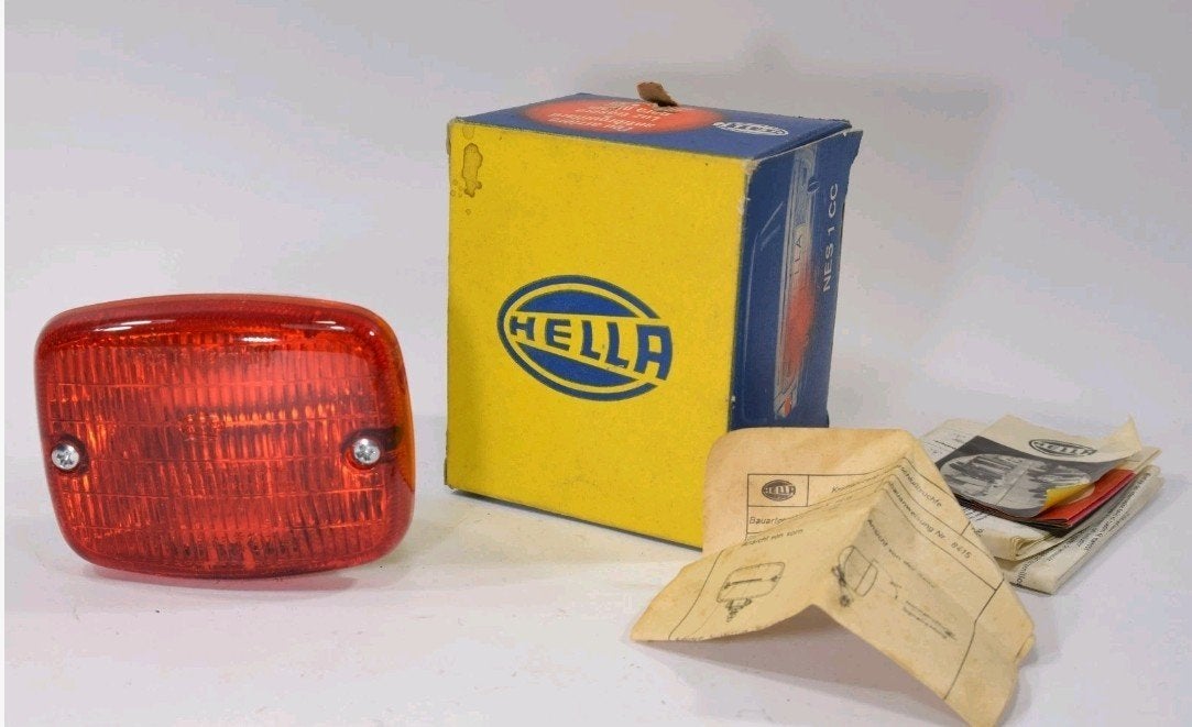Hella mistachterlicht mistlamp porsche 911 bmw mercedes vw, Ophalen of Verzenden