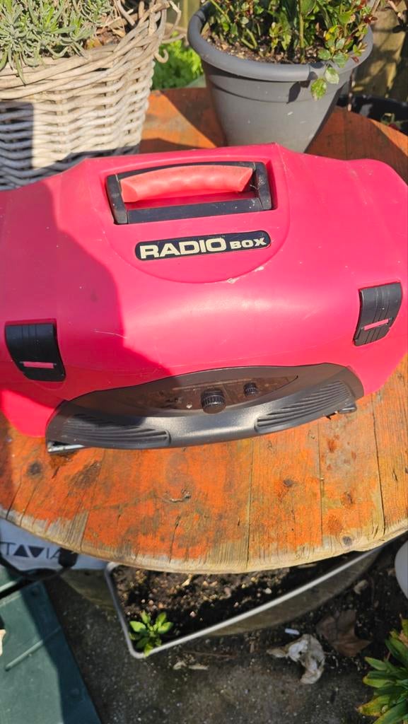Rode Radio Box gereedschap kist, Ophalen of Verzenden