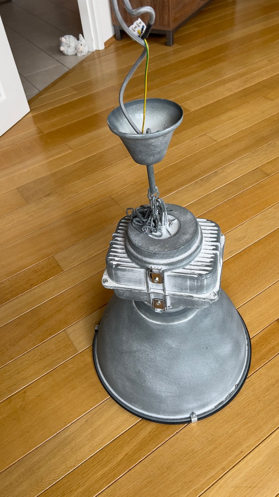 Industriële hanglamp - Uitstekende staat, Ophalen of Verzenden, Zo goed als nieuw, Metaal, E27 (groot)