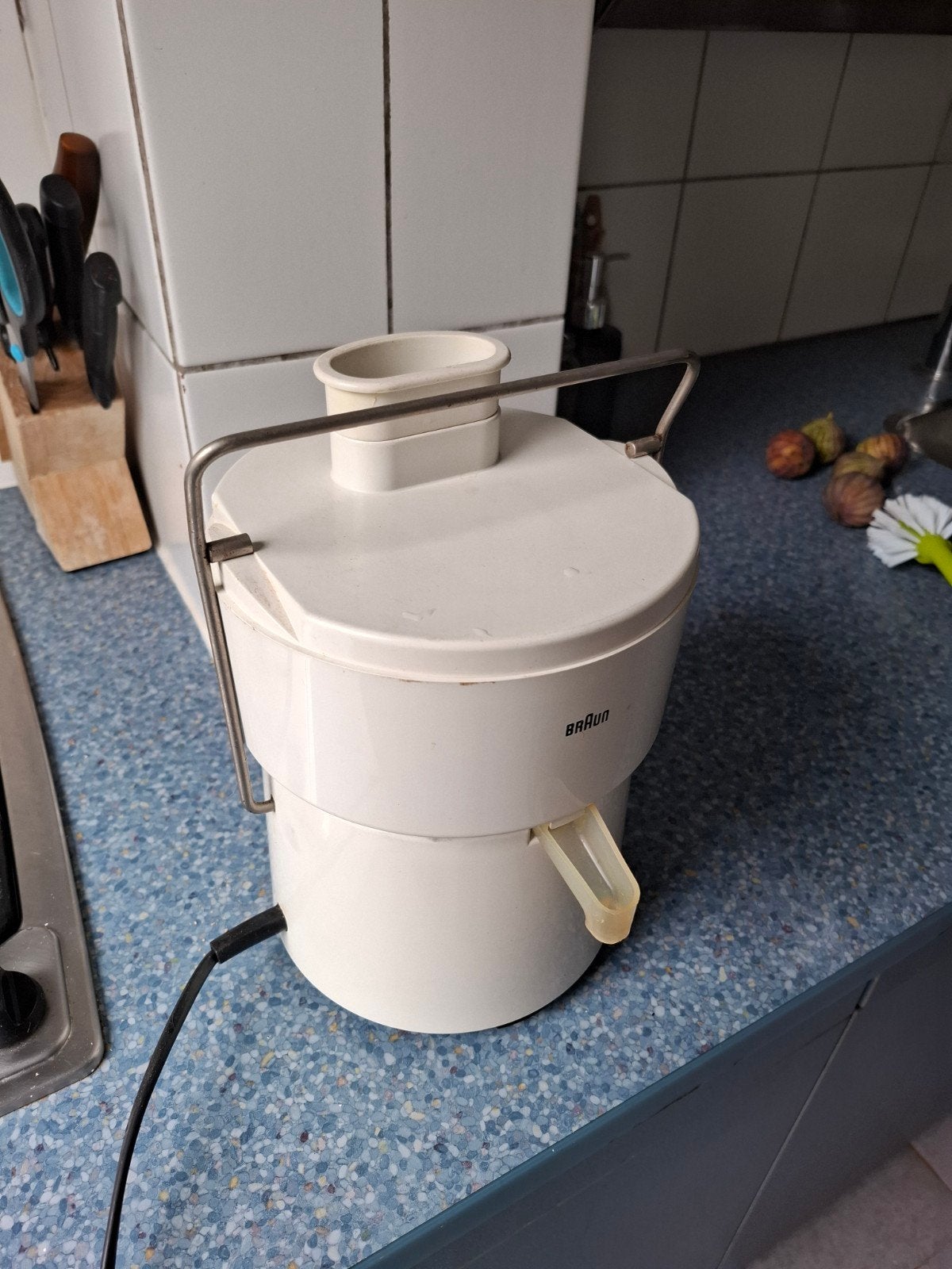 Braun Multipress Sapcentrifuge met 200 zeefstroken, Ophalen of Verzenden, Gebruikt, Elektrisch, Sapcentrifuge