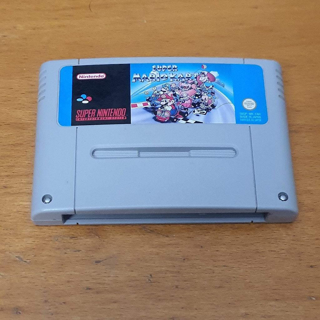 SNES | Super Mario Kart, Spelcomputers en Games, Games | Nintendo Super NES, Gebruikt, Racen en Vliegen, Ophalen of Verzenden