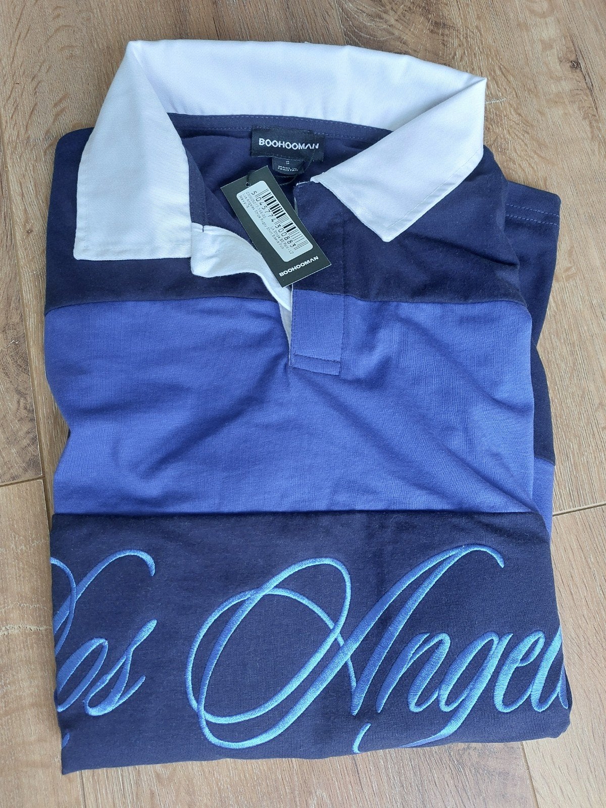 Boohooman rugby polo, maat S oversized (valt erg groot ), Kleding | Heren, Ophalen, Blauw, Nieuw, Boohooman
