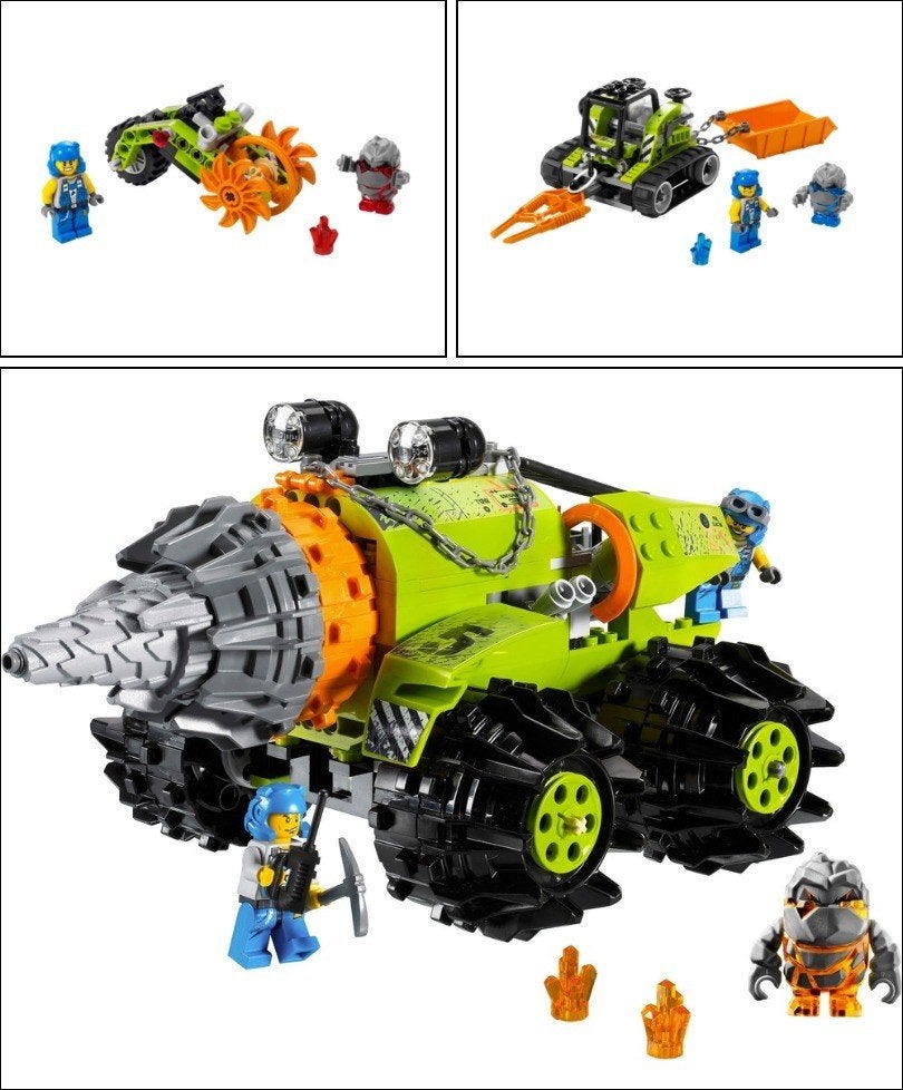 17. Lego Powerminers 3 sets, Gebruikt, Compleet, Overige thema's, Lego