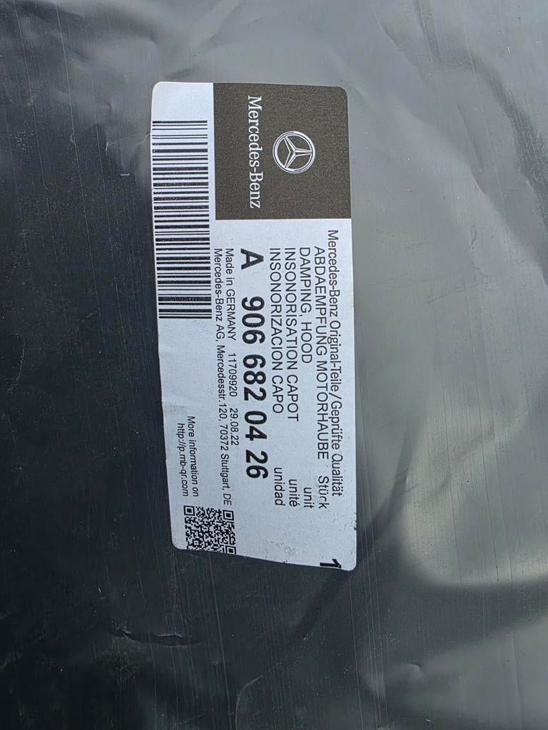 Mercedes-Benz Motorkap isolatie A9066820426, Ophalen of Verzenden, Nieuw, Mercedes-Benz