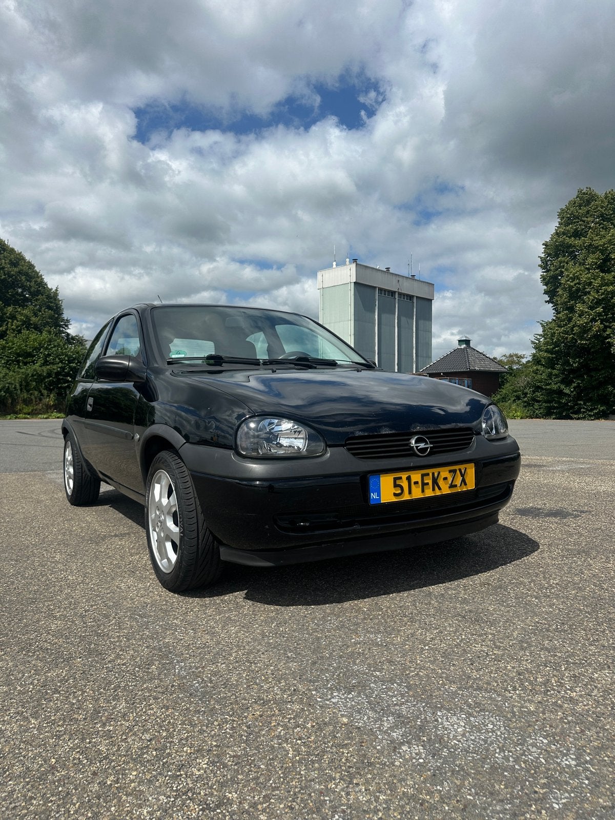 Opel Corsa 1.2 I 16V 3D 2000 Zwart, Auto's, 450 kg, 850 kg, Zwart, Origineel Nederlands