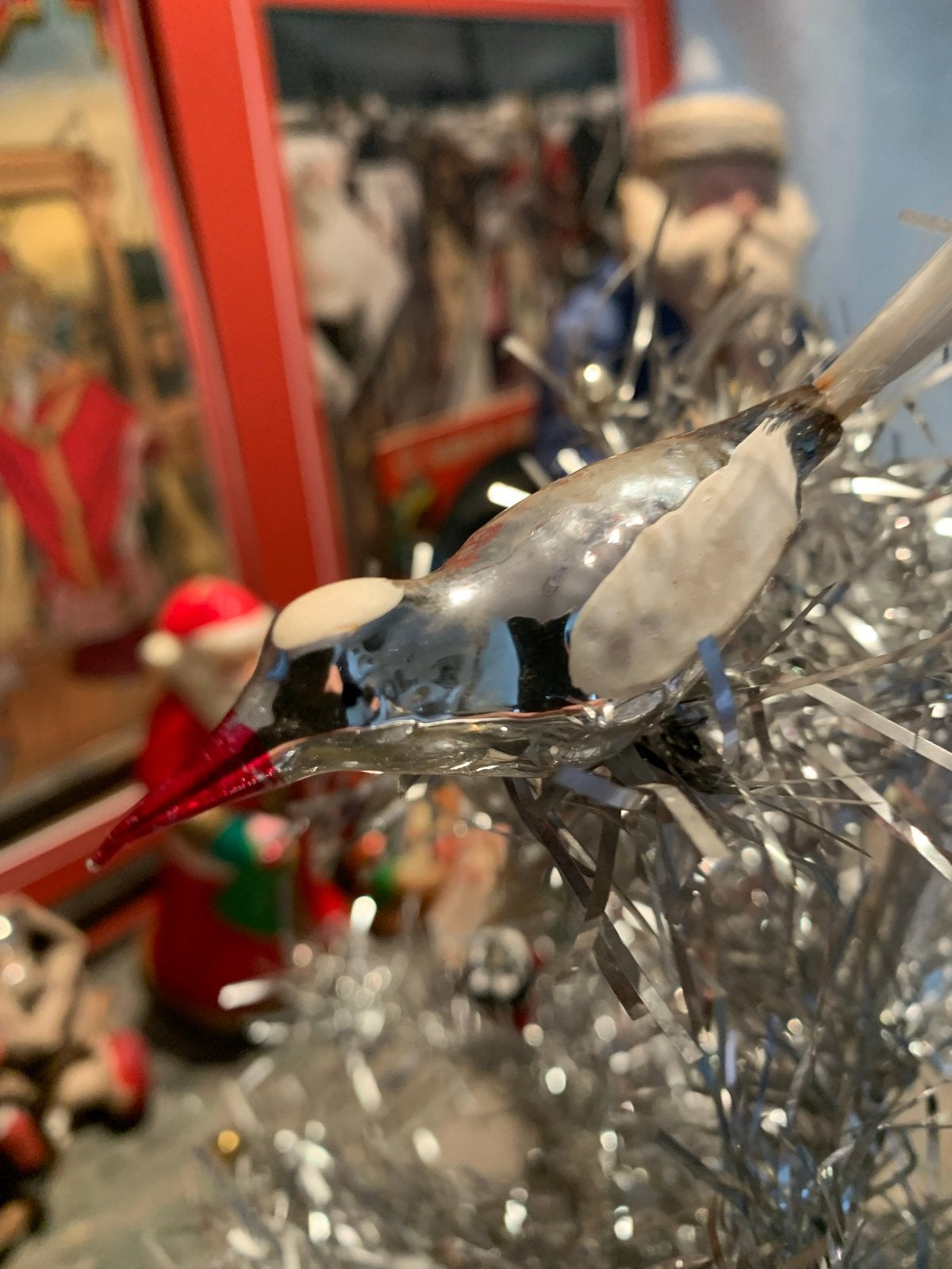 Kerst vogel op clip, Diversen, T, Ophalen of Verzenden, Zo goed als nieuw, N