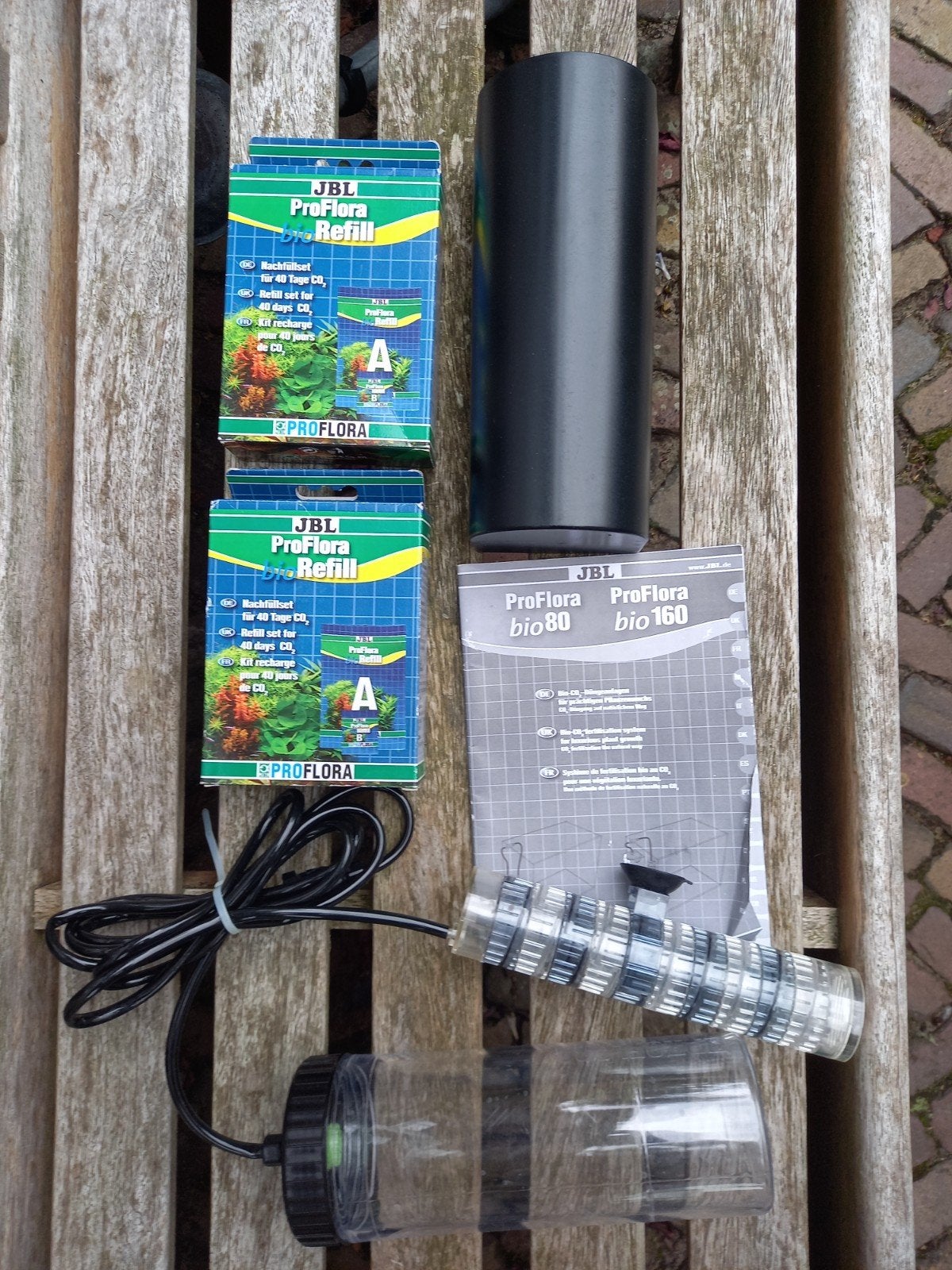 JBL ProFlora bio 160 (bio CO2) + 2 navullingen, Ophalen, Gebruikt, CO₂-systeem, JBL