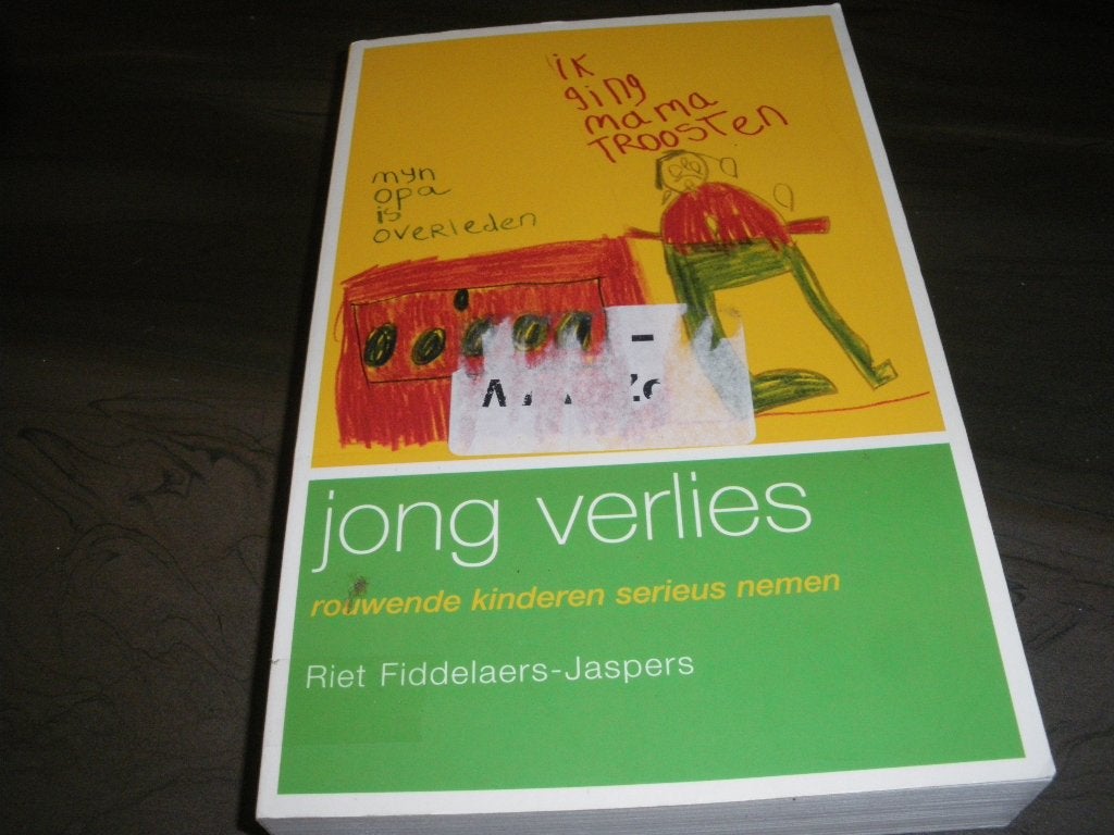 boek over jong verlies geschreven Riet Fiddelaers-Jaspers, Boeken, Ophalen of Verzenden, Zo goed als nieuw