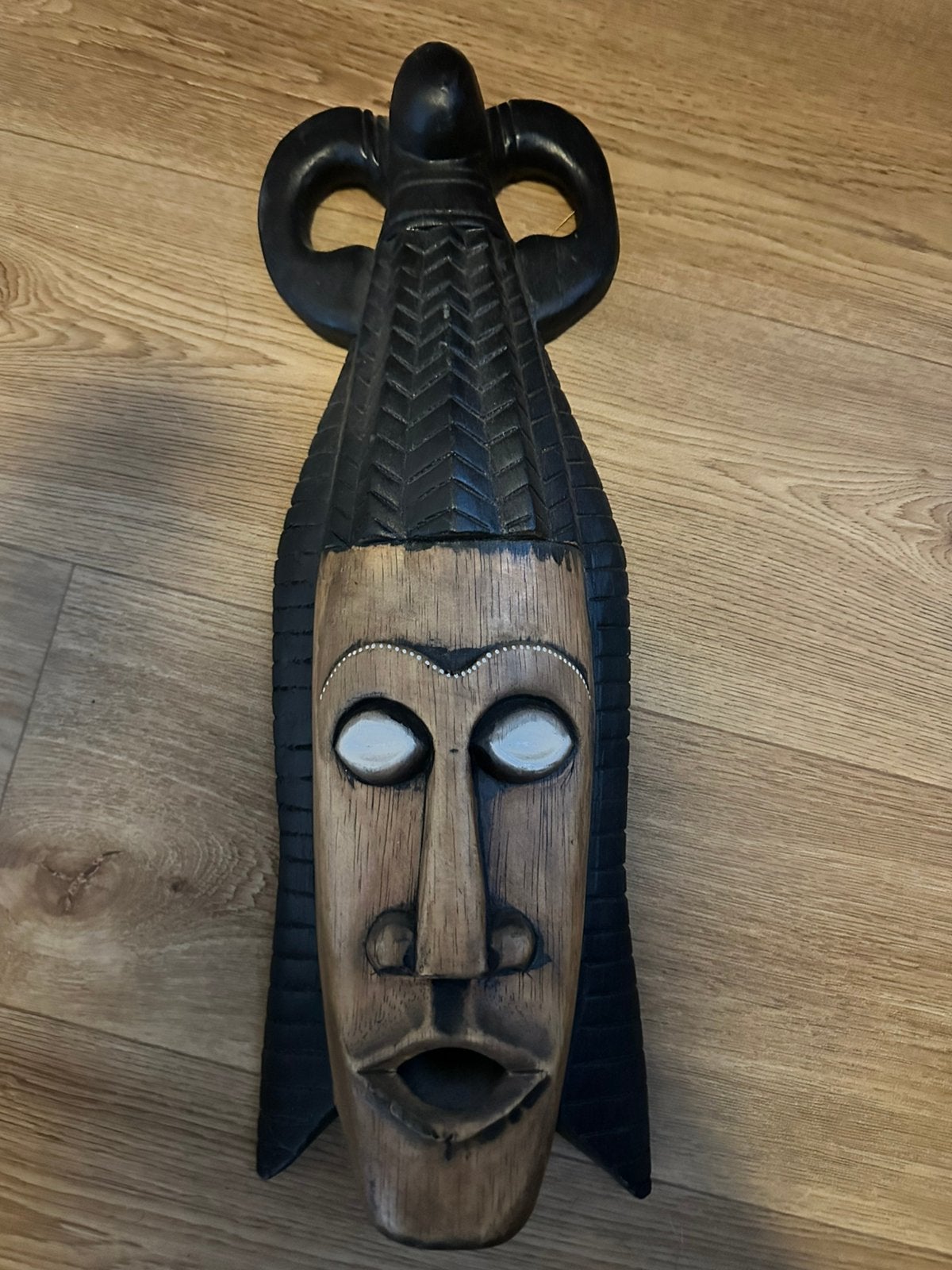 te koop afrikaans wandmasked, Hout, Afrika, Handgemaakt, Ophalen of Verzenden