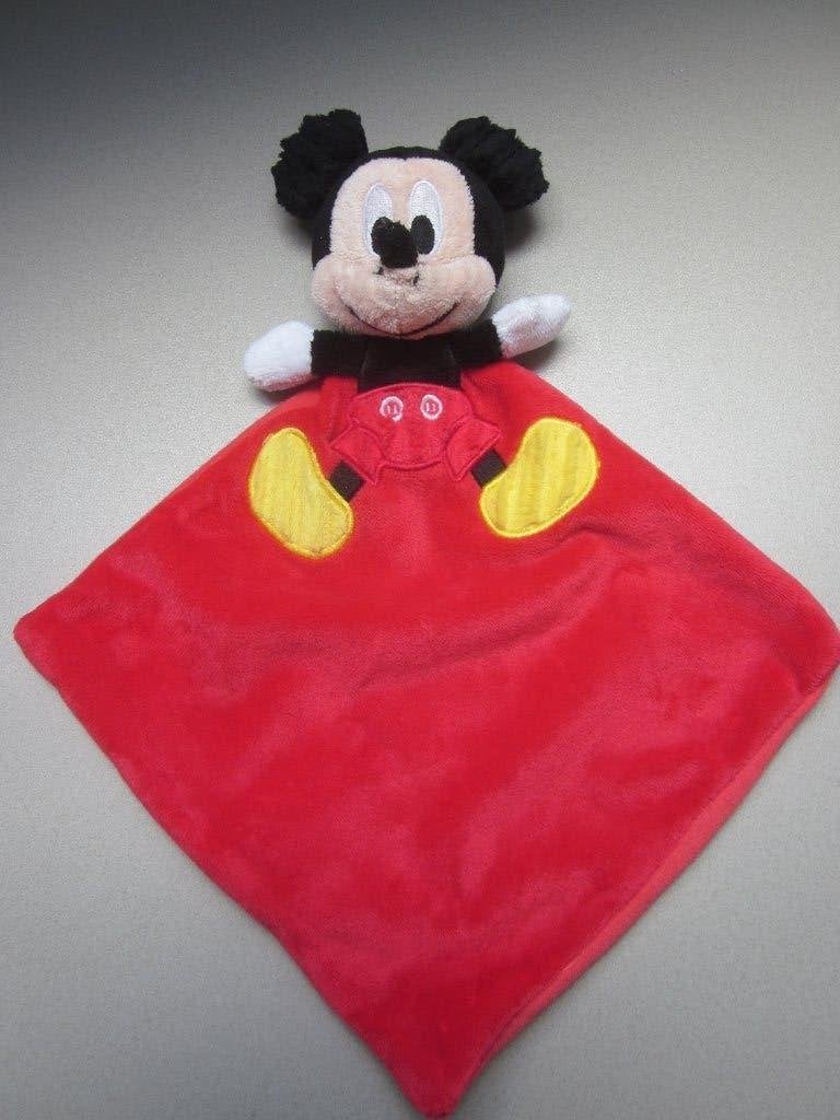 Disney Mickey Mouse rood pluche knuffeldoek muis knuffel, Muis, Disney, Ophalen of Verzenden, Zo goed als nieuw