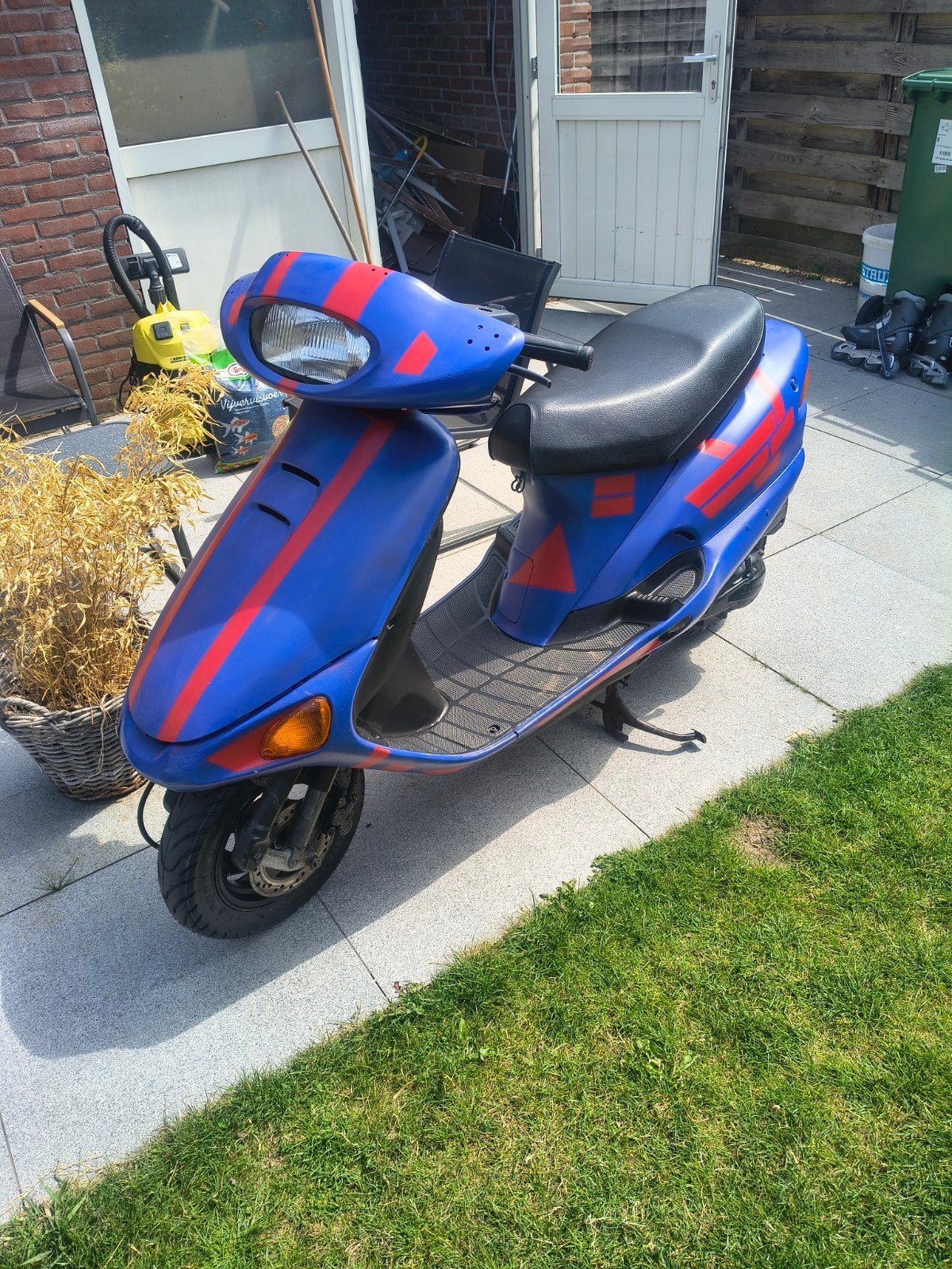 Honda SJ 50 Bali Scooter - Blauw met rode accenten, Gebruikt, Benzine, Ophalen, Overige merken
