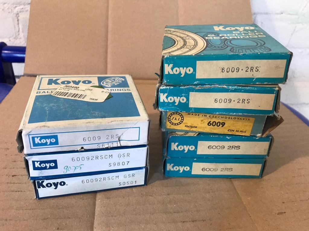 Partij Koyo kogellagers 6009 – 7 stuks, Geen, Geen, Nieuw, Ophalen of Verzenden