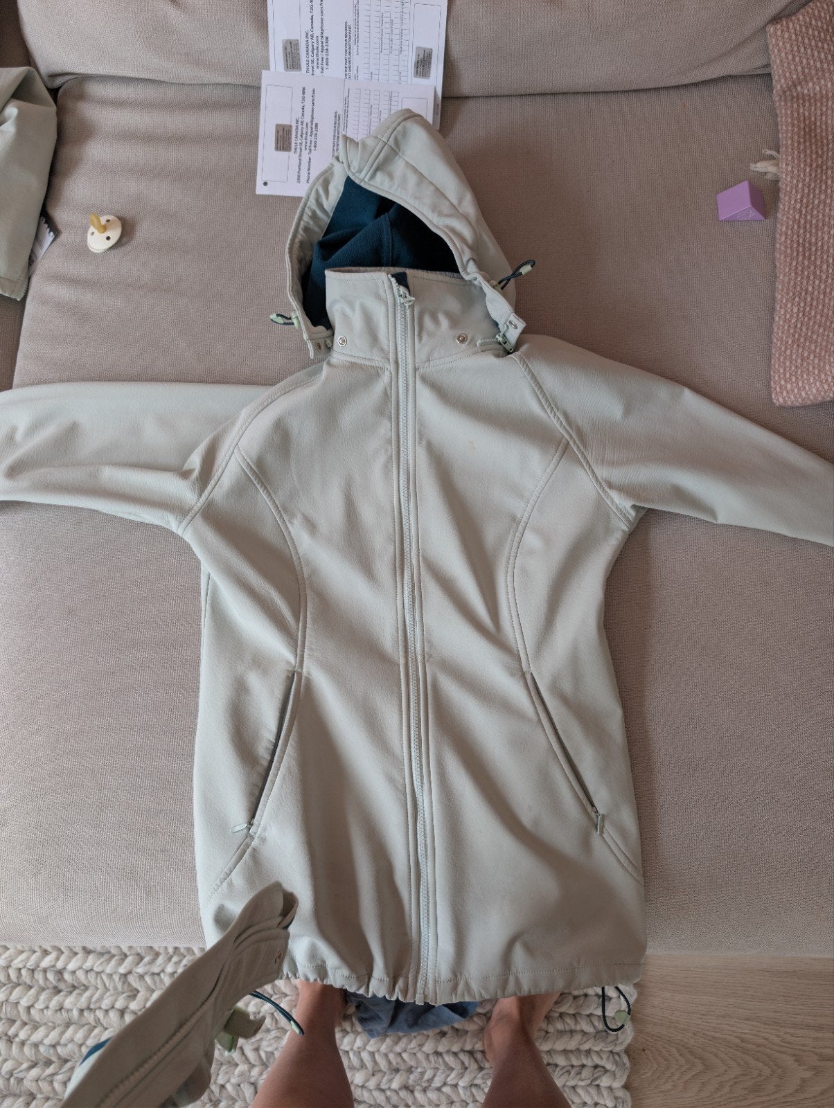 Draagjas Mamalila softshell maat S, lichtgroen, Ophalen of Verzenden, Zo goed als nieuw, Groen