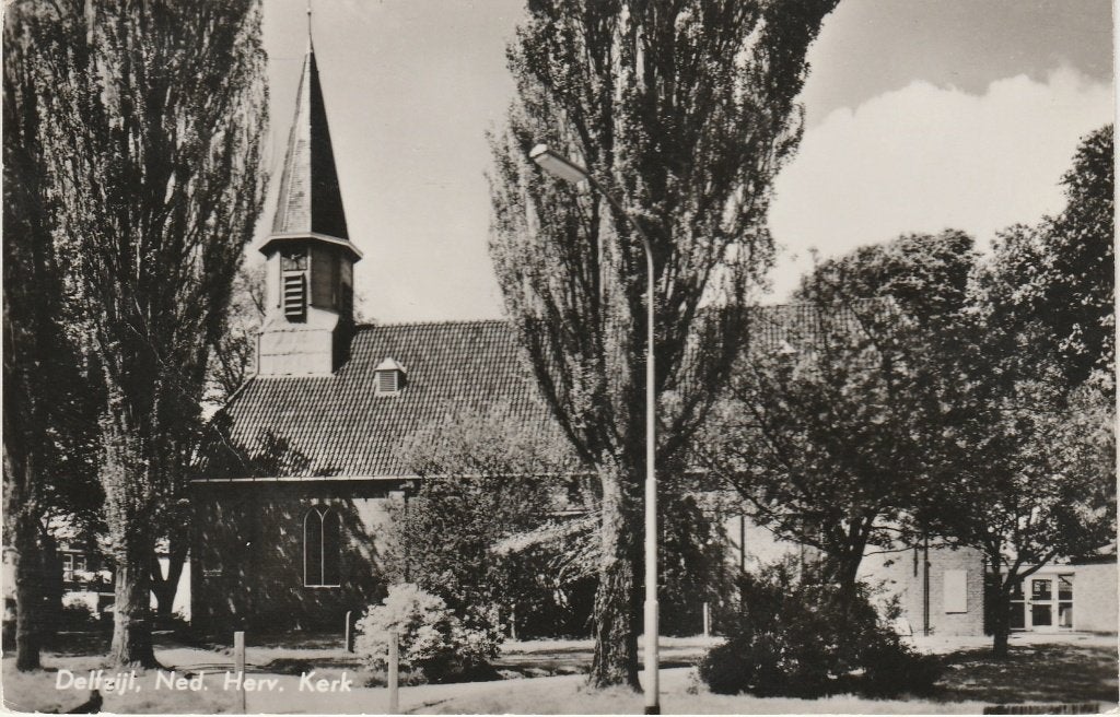 DELFZIJL Ned. Herv. Kerk, Verzamelen, Verzenden, 1960 tot 1980, Ongelopen, Groningen