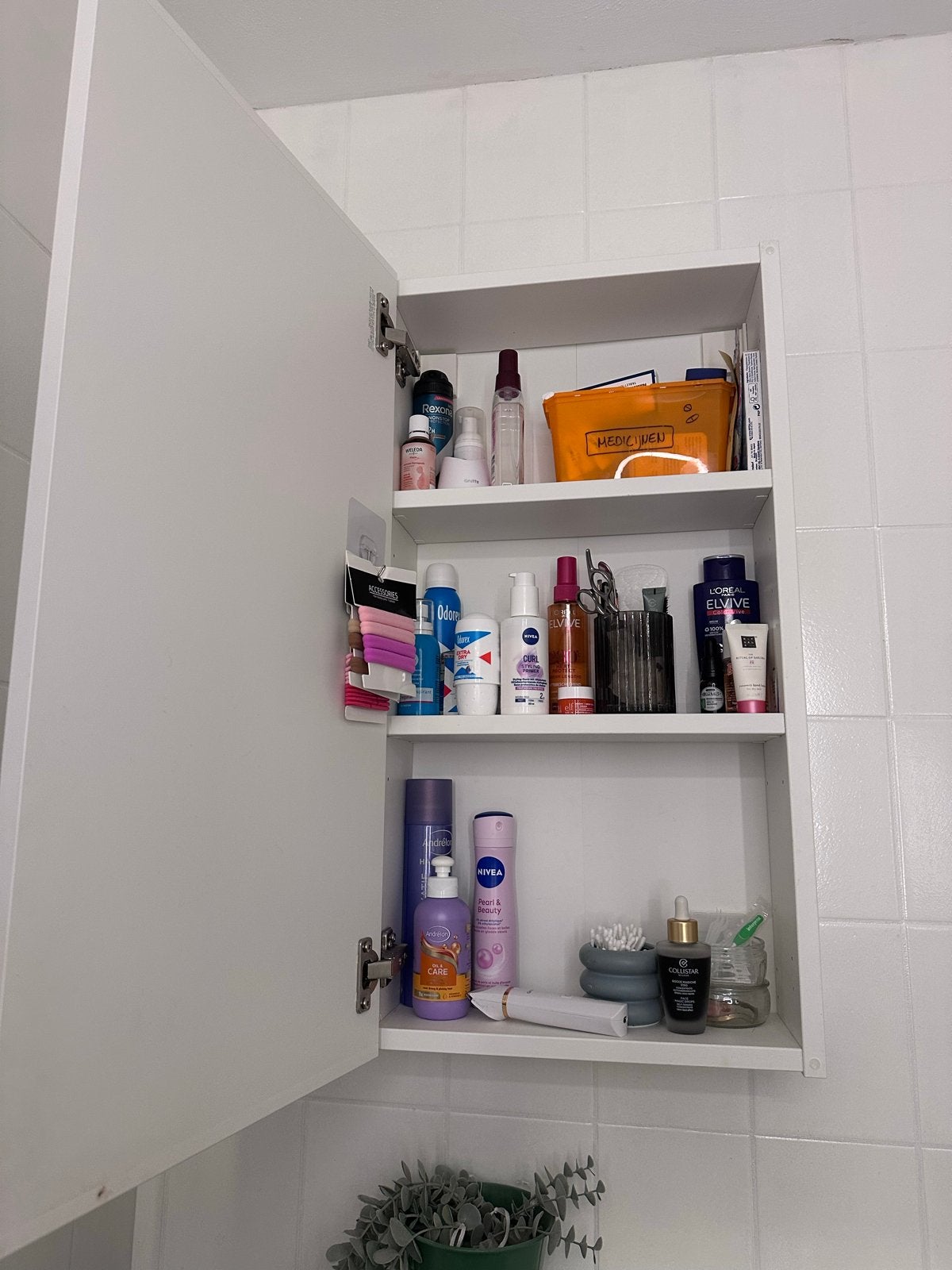 Ikea Badkamerkastje - Wit, Compact en Praktisch, Ophalen, Minder dan 50 cm, Overige typen, Zo goed als nieuw