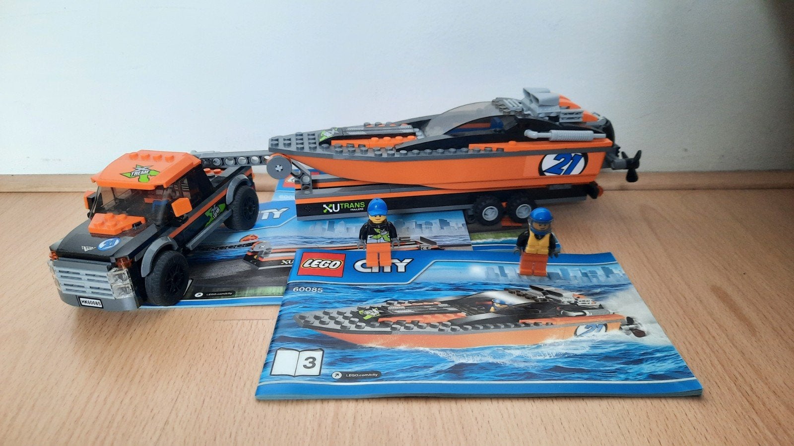 Lego City 60085 4x4 met Powerboot, City, Lego, Ophalen of Verzenden, Zo goed als nieuw