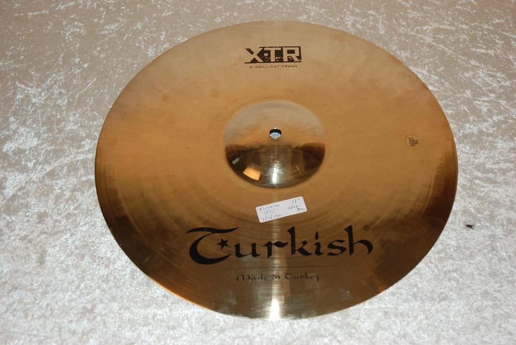 Turkish XTR Crash bekken 1010gr. 16 inch  <26261491>, Gebruikt, ., Drums of Percussie, Ophalen of Verzenden