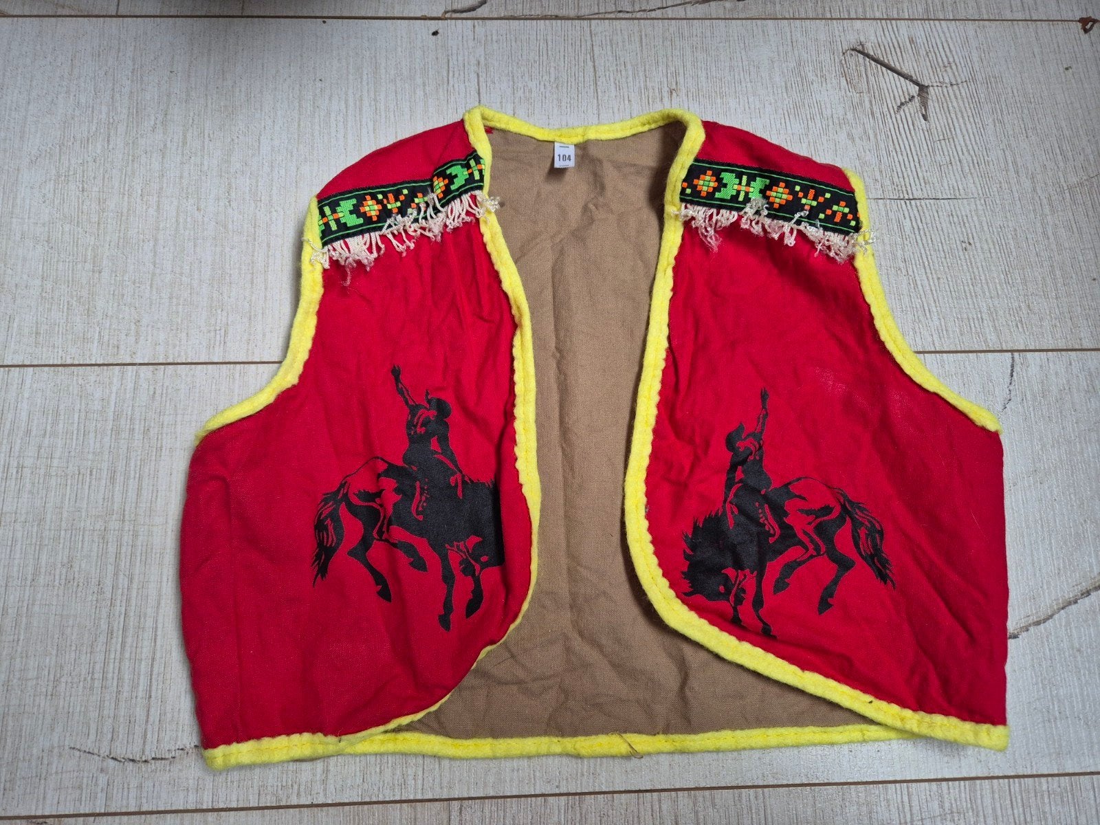 Verkleedpak: Cowboy Gillet mt 104, Ophalen, Zo goed als nieuw, 104 of kleiner, Jongen of Meisje
