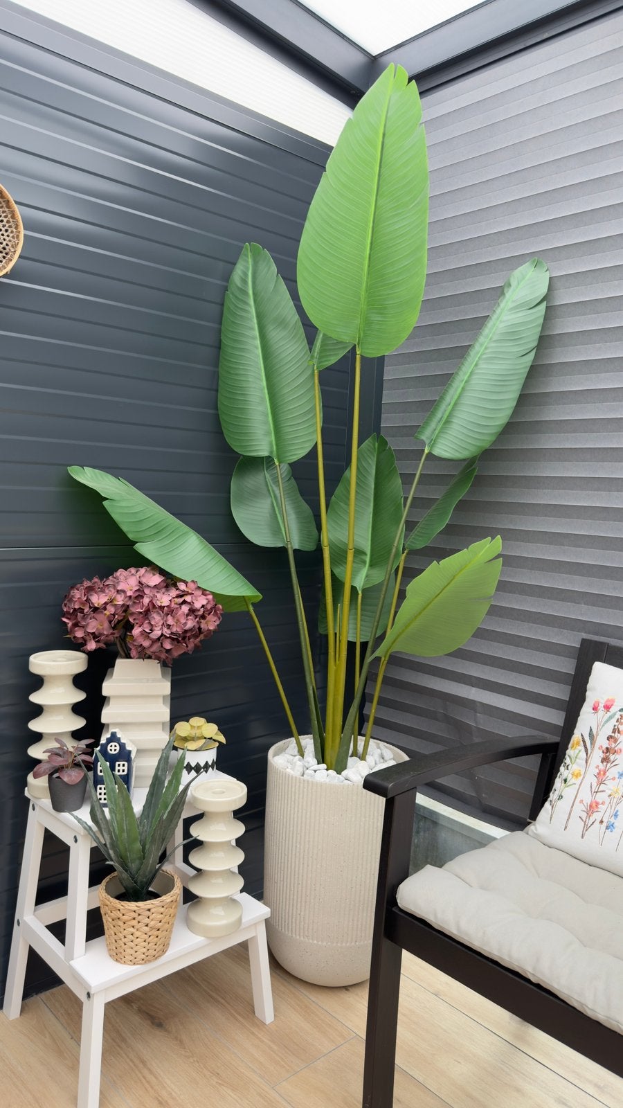 Kunstplant fejka excl. pot, Ophalen, Halfschaduw, 150 tot 200 cm