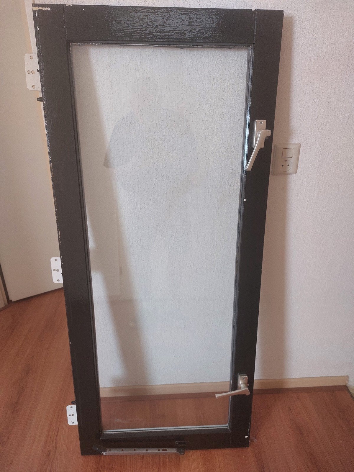 Raam met dubbel glas - Gebruikt, Doe-het-zelf en Verbouw, Glas en Ramen, Ophalen, Gevelraam of Ruit, Gebruikt, Minder dan 80 cm