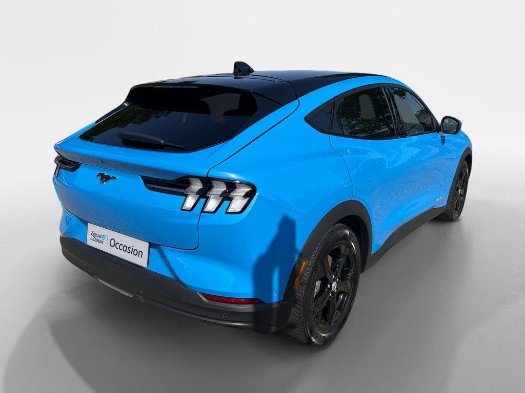 Ford Mustang Mach-E RWD 75 kWh |Technology Pack|Panoramadak|, Auto's, Ford, 12 maanden, Achterwielaandrijving, Gebruikt, Blauw
